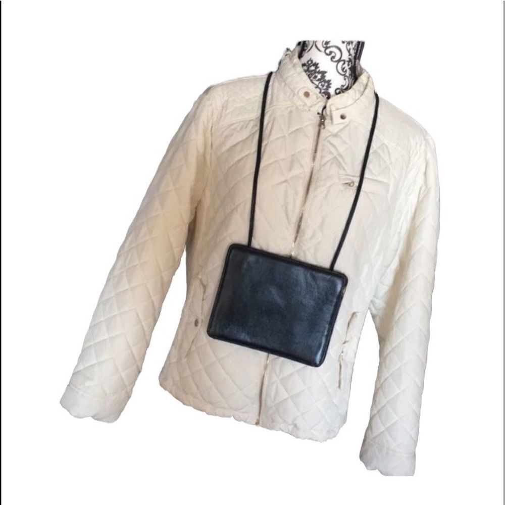 Vintage Navy envelope crossbody bag